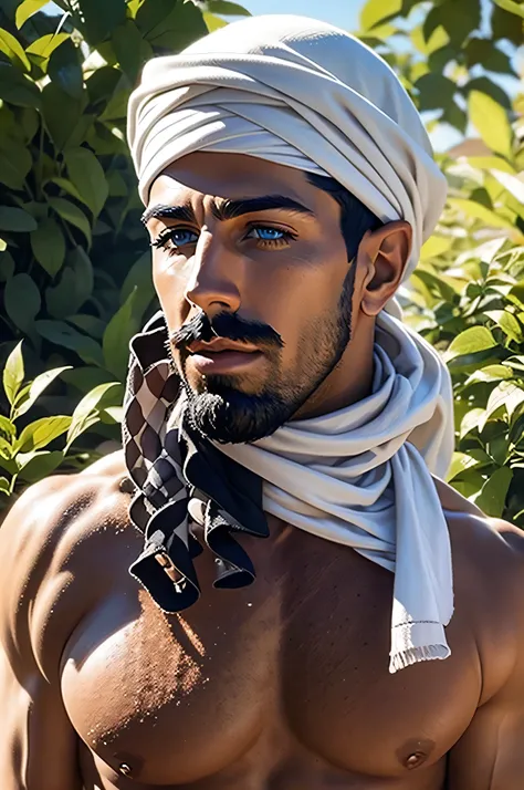 faaris azura, arab, arabic, arabic fashion, style, eyecandy, turban, model