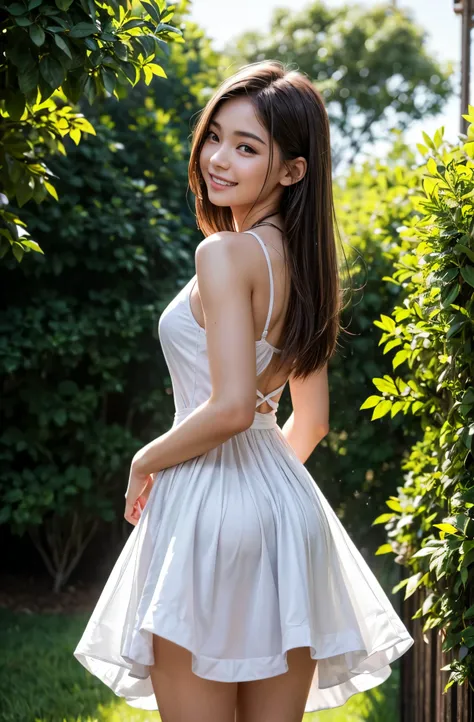 逆光でシルエットが見える女性