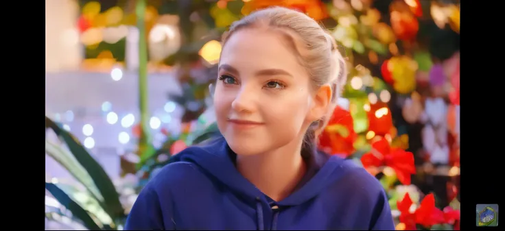retrato, alta qualidade, Ukrainian little girl fairy winter snow na floresta through the trees About 10 years old, olhos azuis, pele lisa, ((best quality, 8k, master part :1.3)), 1girl, beautiful young lady , roupa casual :1.2, na floresta, Rosto ultra-det...