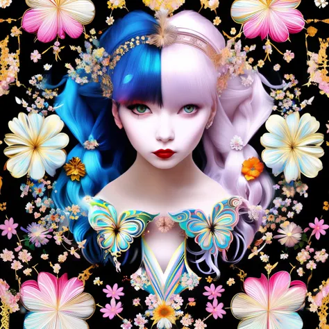 sdart psst，((​masterpiece、an ultra-high picture quality))、(ultra detailed original illustration)、girl with、girl 1 and girl 2、sym...