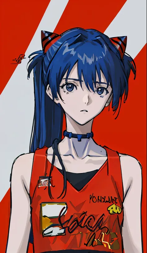 Asuka, ojos azules, cabello naranja Asuka es la piloto del Evangelion unidad 02 siendo a la vez, High resolution ultra detailed,Destacan de su aspecto su pelo rojo llameante, que recoge con sus Clips A10, y sus ojos azules, possibly coming from his German ...