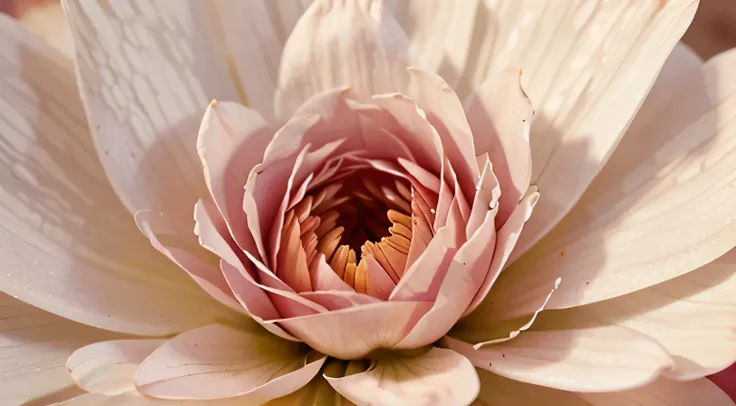 Capture the delicate beauty of a blooming flower, focusing on intricate details and vibrant colors