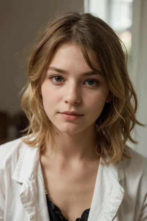 A Victorian boy, blonde wavy hair