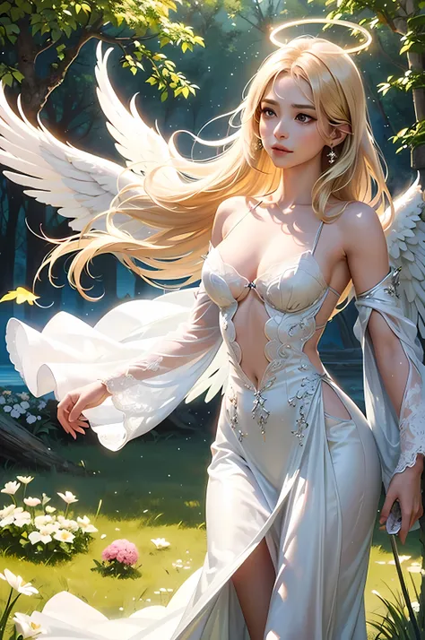 best quality,8k,16k,(detailed,highly detailed),(realistic,hyper realistic),(cinematic),(trending on ArtStation:1.1),(sRGB:1.1),(oil painting),(portrait),(angel),(halo),(wings),(ethereal),(beautiful),(serene),(graceful),(soft lighting),(fine brush strokes),...