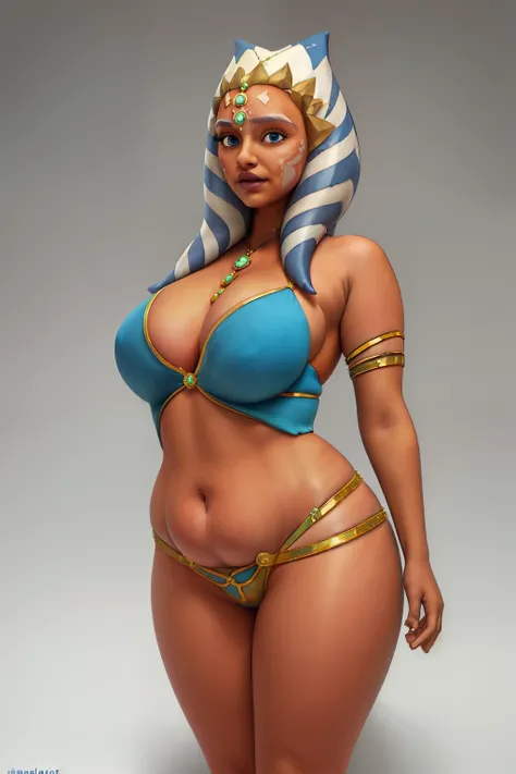 masterpiece, (photorealistic), (8k wallpaper) , (best quality), perfect quality, solo, (detailed eyes:0.9), girl, blonde hair, ahsoka tano, very beautiful, teen, face : ( very beautiful face, cute face, round face, teen, a bit plump cheeks ) , figure: ( ve...