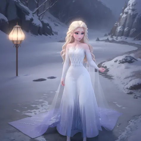 snow_queen_elsa, (blonde hair),