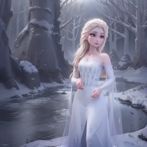 snow_queen_elsa, (cabello blanco),