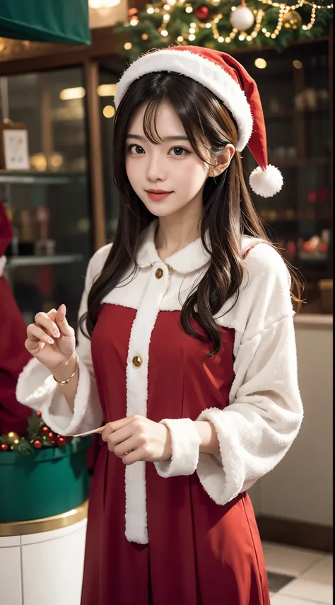 christmas，christmas海报，female santa