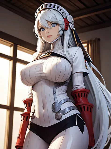 NSFW, labrys, persona, 8k, best quality, master part, Realistic, photo-realistic, qualidade superior, master part, uma mulher bonita, Pele limpa, olhos bonitos, circunstanciado, Realistic, coxas perfeitas, coxas grossas, Bunda redonda, bunda perfeita, olha...