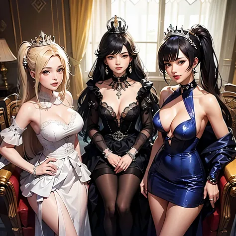 Three lovely queens