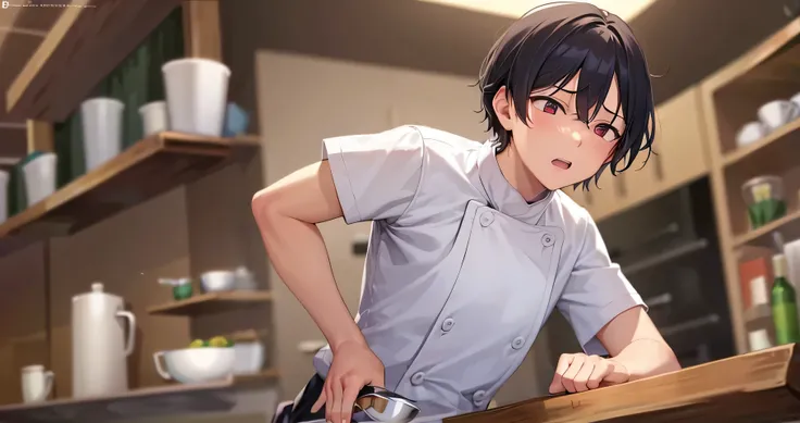 Kitchen background、tableware、shelves
