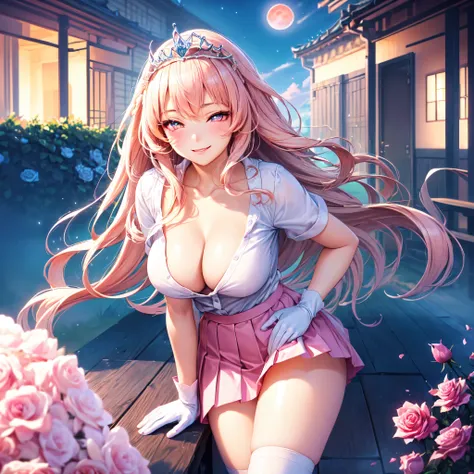 official art, masterpiece, sharp focueautiful gorgeous cute Korean woman:1.3), (beautiful cute korean:1.3), (beautiful amd aesthetic:1.2), korean beauty, Delicate and beautiful hair and eyes and face, realistic, ultra detailed, beautiful girl, blue sky, gl...