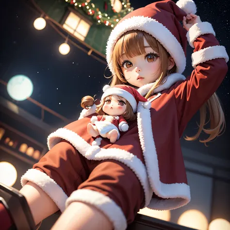 Christmas、Chibi Chara、girl with