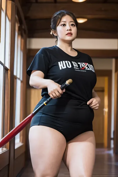 (1 Girls breasts、Overweight、Extremely fat、chubby、Sweat muscles、japanes、Kyudo