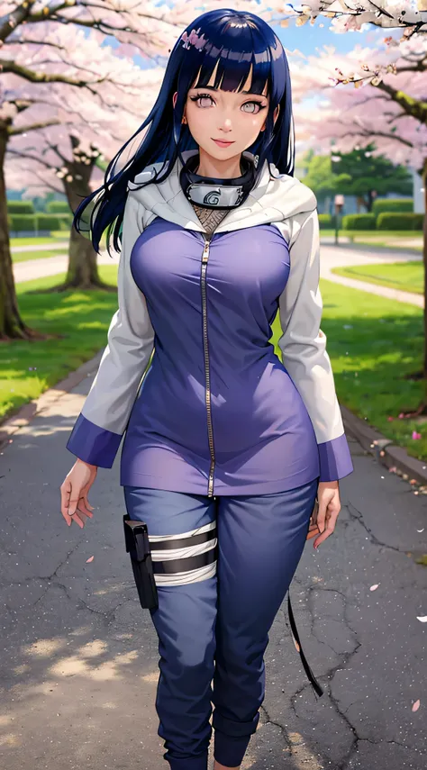 h1n4t4, 1girl, hyuuga hinata, solo, (realistic:0.5), masterpiece, solo, (best quality, perfect detailed, beautifully detailed fa...