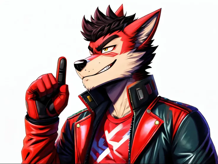 travis touchdown from no more heroes, wolf furry