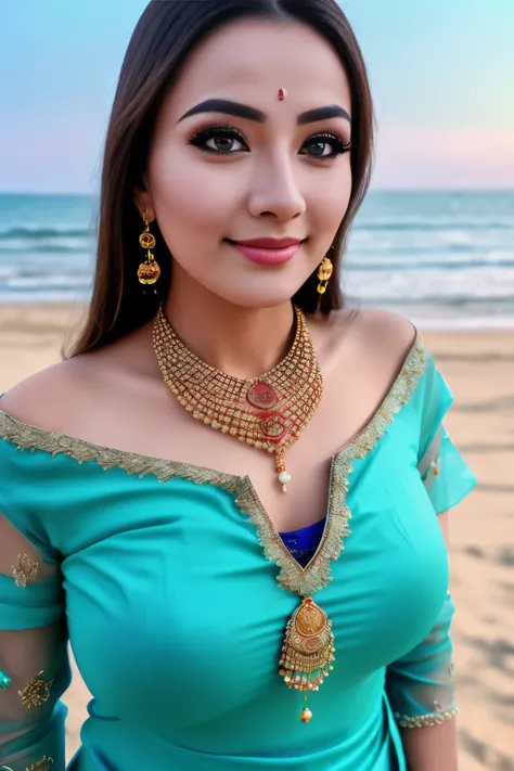 (upper body), (best quality:1.1) ,(photorealistic:1.1), (photography:1.1), (highly detailed:1.1), looking at viewer,armlet, Jade bracelet, eyelashes, happy, medium breasts,beautiful detailed girl, (extremely detailed eyes and face), (lighting on face),neck...