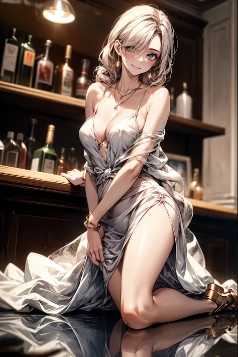 (masterpiece, best quality:1.2), (high resolution, 8K RAW photo, photo realistics, clear focus, weak outline:1.3), (cinematic lighting, moody, textile shading), pov, (solo:1.5), 1 matured woman, 24 years old, (milf:1.5), ((nfsw:1.5, fuge breast:1.3, saggin...