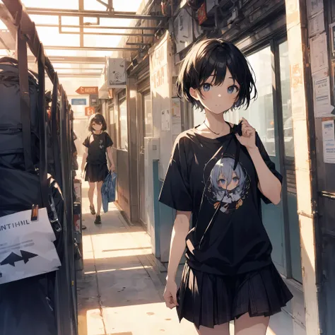 Super high quality by the art god, Ultra-detailed, High resolution, ilya kuvshinov style, anime moe art style, best anime 8K konachan wallpaper, Pixiv Contest Winner, Perfect Anatomy, BREAK,(Please draw a sleepy girl going to school alone.. ),BREAK,a hyper...