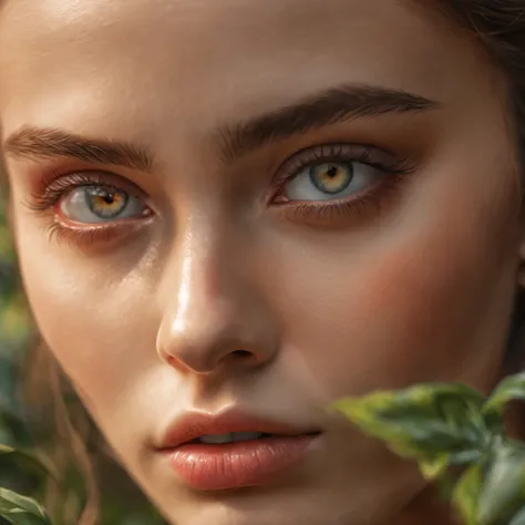 A girl in a garden,illustration,beautiful detailed eyes,beautiful detailed lips,extremely detailed eyes and face,longeyelashes,best quality,4k,8k,highres,masterpiece:1.2,ultra-detailed,realistic,photorealistic,photo-realistic:1.37,HDR,UHD,studio lighting,u...