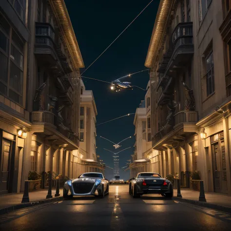 architecture, street, cars, high building, interior lighting,  photorealism,  (cyborg:1.1), ([tail | detailed wire]:1.3), (intricate details), hdr, (intricate details, hyperdetailed:1.2), cinematic shot, vignette, centered