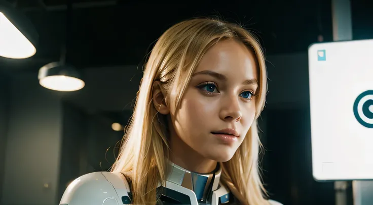 beautiful blonde artificial intelligence