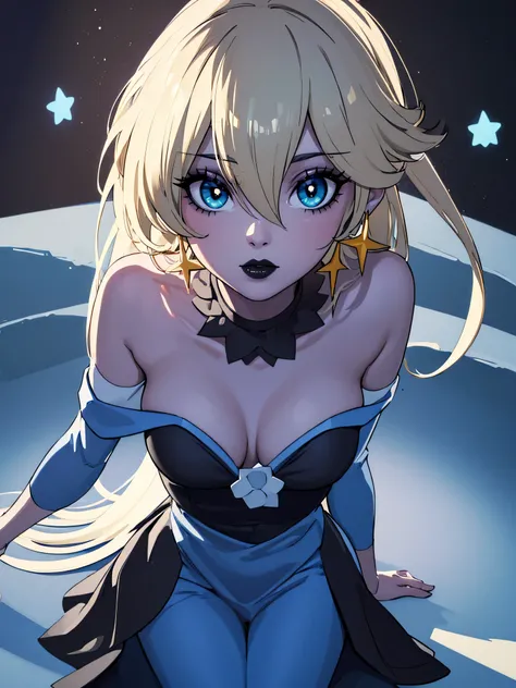 ((high detailed, best quality, 4k, masterpiece, hd:1.3)), ((best quality)), ((HD)), ((8k)), (ultraHD), log cabin, bonfire, Christmas Tree, X-Mas tree, Rosalina with christmas gifts, BREAK blue eyes, seductive, attractive, smooth anime cg art, 36C breasts, ...