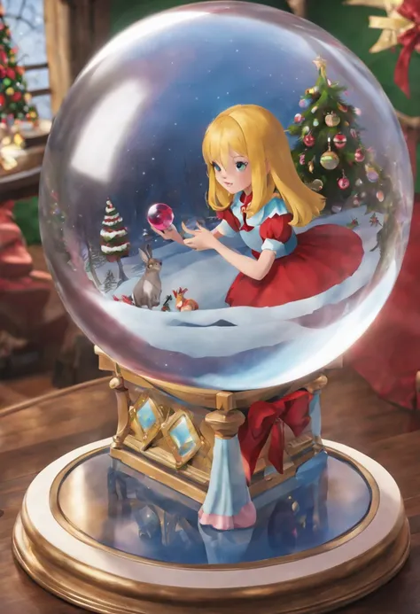 Alice&#39;s Christmas gift is a crystal ball