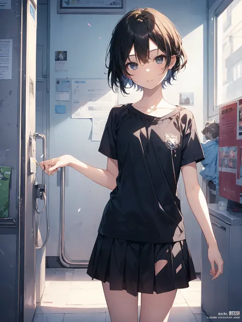 Super high quality by the art god, Ultra-detailed, High resolution, Gwise Style, anime moe art style, best anime 8K konachan wallpaper, Pixiv Contest Winner, Perfect Anatomy, BREAK,(Please draw a sleepy girl going to school alone.. ),BREAK, a hyperrealisti...