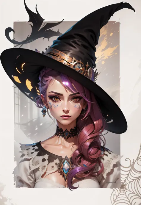 witch, obra-prima, melhor qualidade, (papel de parede cg unity 8k extremamente detalhado), (melhor qualidade), (best illustratio...