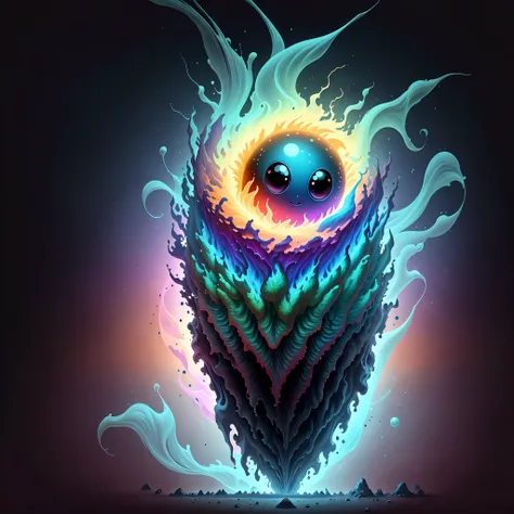 Create an image of a unique creature that exists only in your imagination. Imagine its shape, colors, and textures. Visualize it in a mysterious setting with a beautiful background. Let your imagination come to life on the canvas and bring this mystical cr...