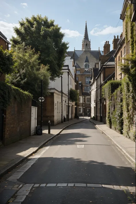 London street in the 18th century