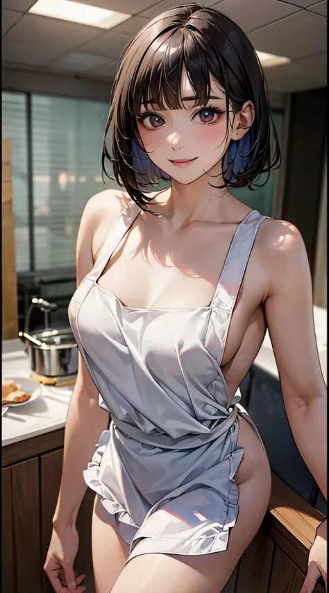 ((perfect anatomy, anatomically correct, super detailed skin)), 1 girl, japanese, 16 years old, (detailed ultra-oily shiny skin:1.1), watching the view, (smile:1.2), 
beautiful hair, beautiful face, beautiful detailed eyes, (short hair:1.2, bob cut:1.2), b...