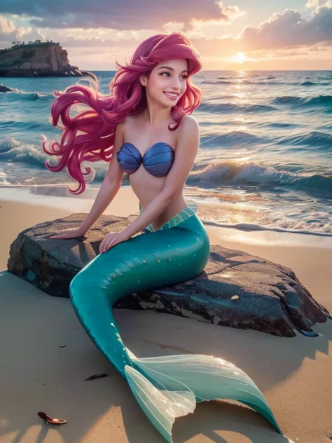 (best quality,4k,8k,highres,masterpiece:1.2),ultra-detailed,(realistic,photorealistic,photo-realistic:1.37),ariel (the little me...