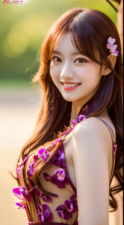 (CG 8k wallpaper extremely detailed, masutepiece, Best Quality, Ultra-detailed), (better lighting, better shadows, Extremely delicate and beautiful), floating, High color saturation,  ((1girl in)),Smiling and looking at the camera, Gorgeous, Ning Guang(Orc...