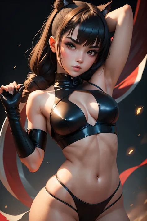 cute girl, Shadow fight, sexy