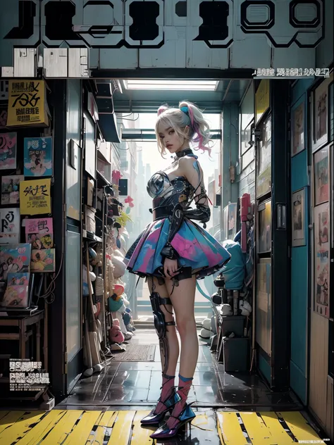 flowing_contour biomechanical__cybernetic_airbrush___strange__(((japanese harajuku style fashion_((((magazine_cover), bright col...