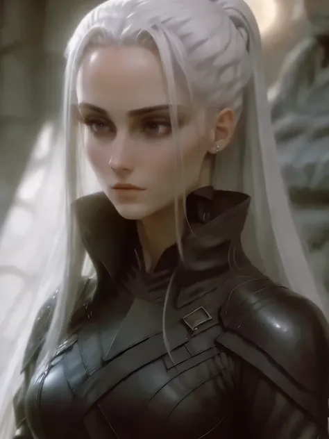 Manon is a young, extremely beautiful girl with fair skin. Long, moon white hair, ponytail and asymmetrical bangs, laid on one side, and eyes the color of pure silver. After meeting her people say, that she is the most beautiful woman, what have they ever ...