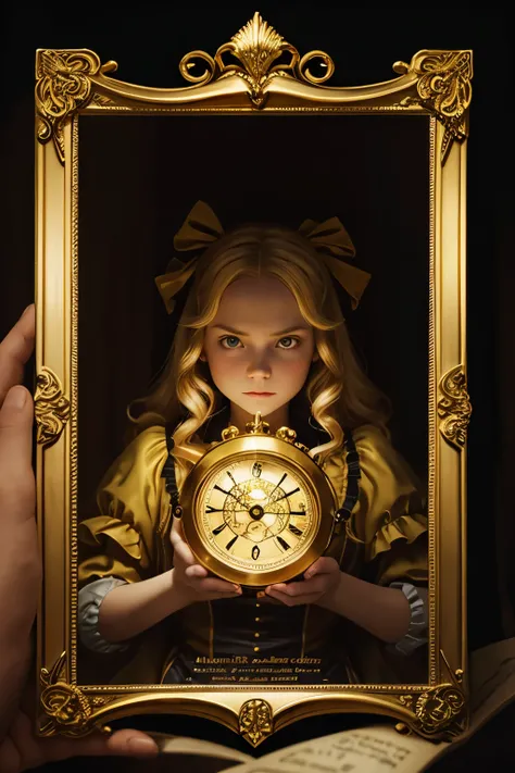 Alice in Wonderland and the Mysterious Golden Compass