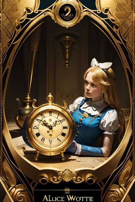 Alice in Wonderland and the Mysterious Golden Compass