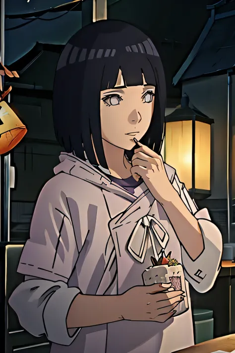 make hinata hyuga anime model her birthday today her background birthday gift in night