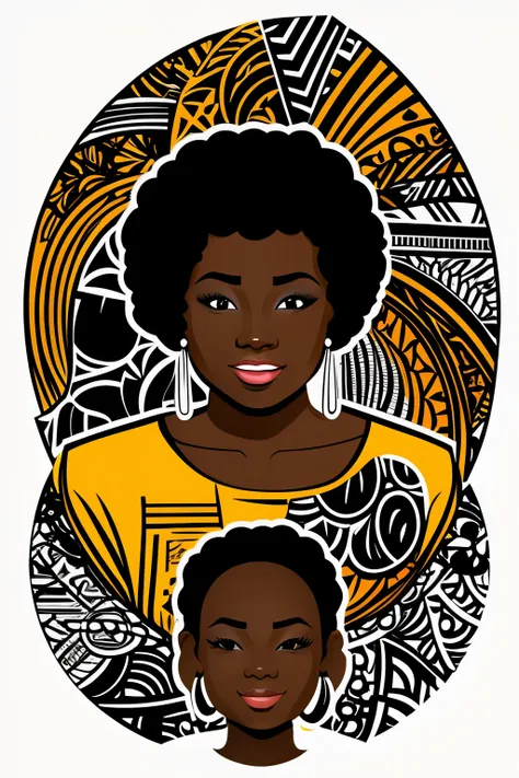 Dope Black Pride Melanin African American vector style