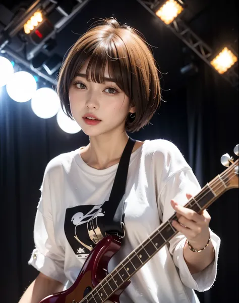 ((top-quality))、(masterpiece:1.4)、Raw photography、8K、((Top image quality))、 ((hight resolution))、Beautiful face in every detail、Beautiful skins、Gentle expression、(One lady:1.3 )、realisitic、(rather short hair:1.4)、(Beautuful Women)、(cute Japanese girls:1.3...