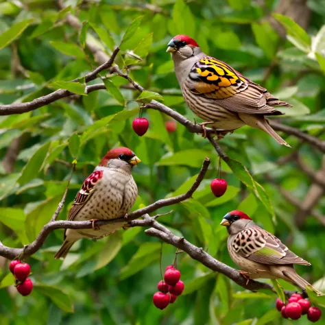 Sparrow:2 Bird Howling wings:open ((Sparrow bird_with_open_wings flying cherry_blossom wings_spread_upwards surrounded intertwined feather))::2 unrealengine5 ultra Cinamatic_Sunlight "Sparrow Bird Howling" ultra_high-def Van_Gogh Masterpiece Town deep path...