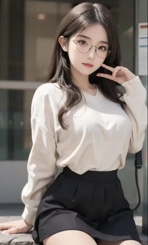 ulzzang-6500-v1.1, (raw photo:1.2), (photorealistic:1.4), beautiful detailed girl, very detailed eyes and face, beautiful detailed eyes, huge file size, super detailed, high resolution, very detailed, best quality, masterpiece, short student outfit, (no le...