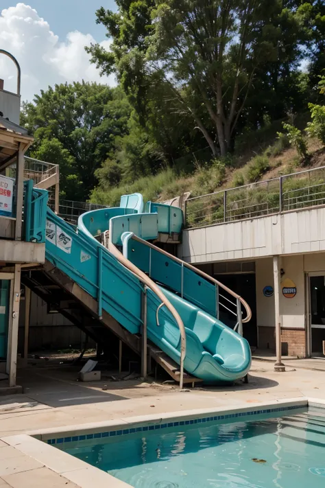 abandoned water park