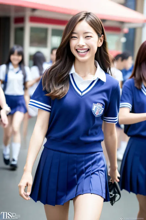 (Laugh,grin:1.4),2girls,17 age,( Dancing:1.2),legs spread out,pantyshot,(Female students visiting an amusement park:1.1),(Well-trained lower body:1.2),(School uniform:1.3), BREAK (Realistic:1.3), Finely detailed, quality, (masutepiece:1.2), (photoRealistic...