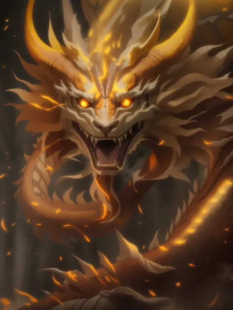 chinesedragon， golden colored， colorful eyes， yellow-eyed， concept-art， solid， God Ray， cinmatic lighting，close up， hyper HD， tmasterpiece， textureskin