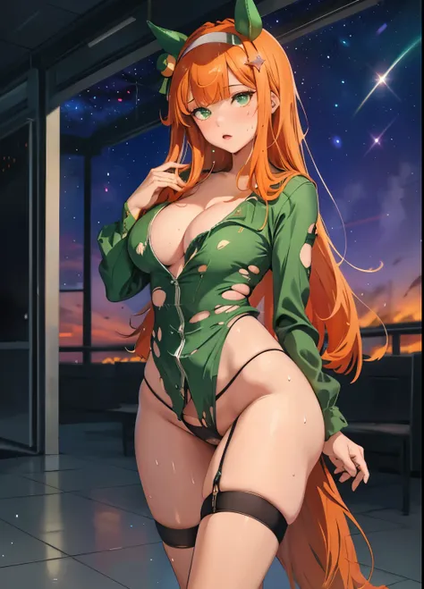 1girl, Best quality, masterpiece, cowboy shot, orange hair, green eyes, tight cloth, office clothes, office, white clothes, wet, fingering, long ginger hair, green eyes, anime girl, kawaii, hourglass figure, big feet, sweaty feet, soles showing, 5 toes on ...