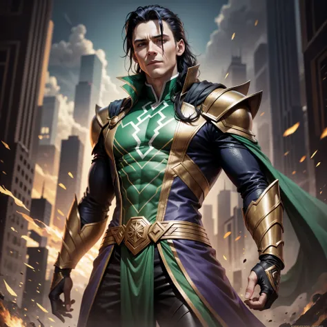 Loki is a fictional character from Marvel Comics, often portrayed as a supervillain and sometimes an antihero. He is the adopted brother of Thor and is known for his cunning and shape-shifting abilities. The character has been featured in various comic boo...